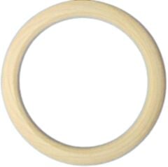 Ahşap Çıngırak Diş Kaşıma Halkası 5cm