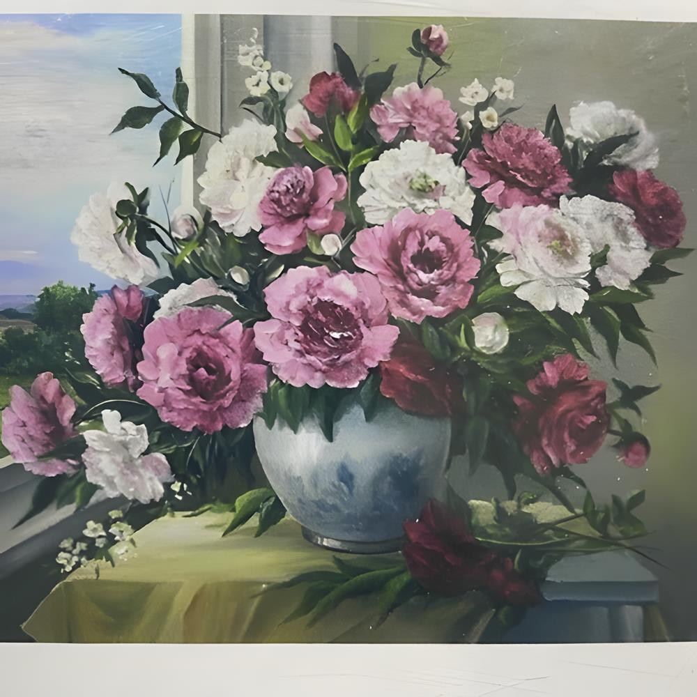 5D Yapışan Boncuk Goblen 30 x 40 cm Mozaik Tablo Pano 60538