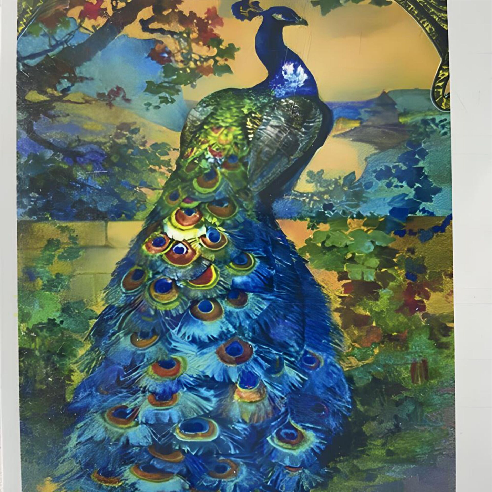 5D Yapışan Boncuk Goblen 30 x 40 cm Mozaik Tablo Pano 60734