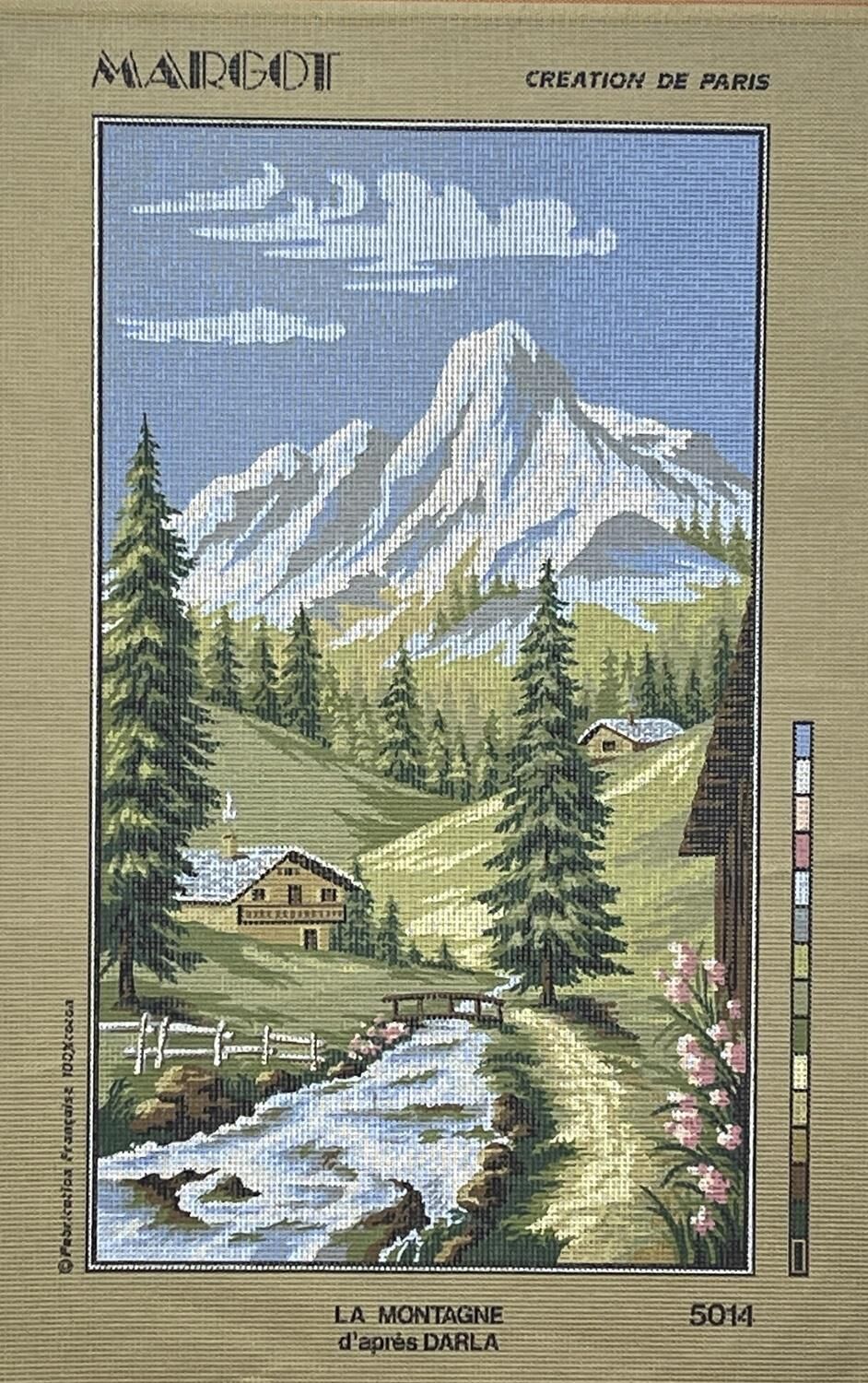 Margot Baskılı Goblen 103 5014 La Montagne 45x65cm Tablo Pano