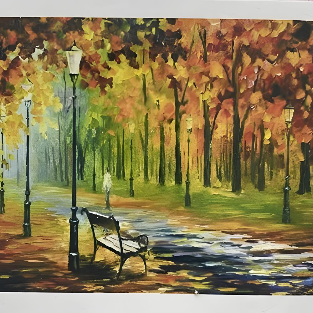 5D Yapışan Boncuk Goblen 30 x 40 cm Mozaik Tablo Pano 60286