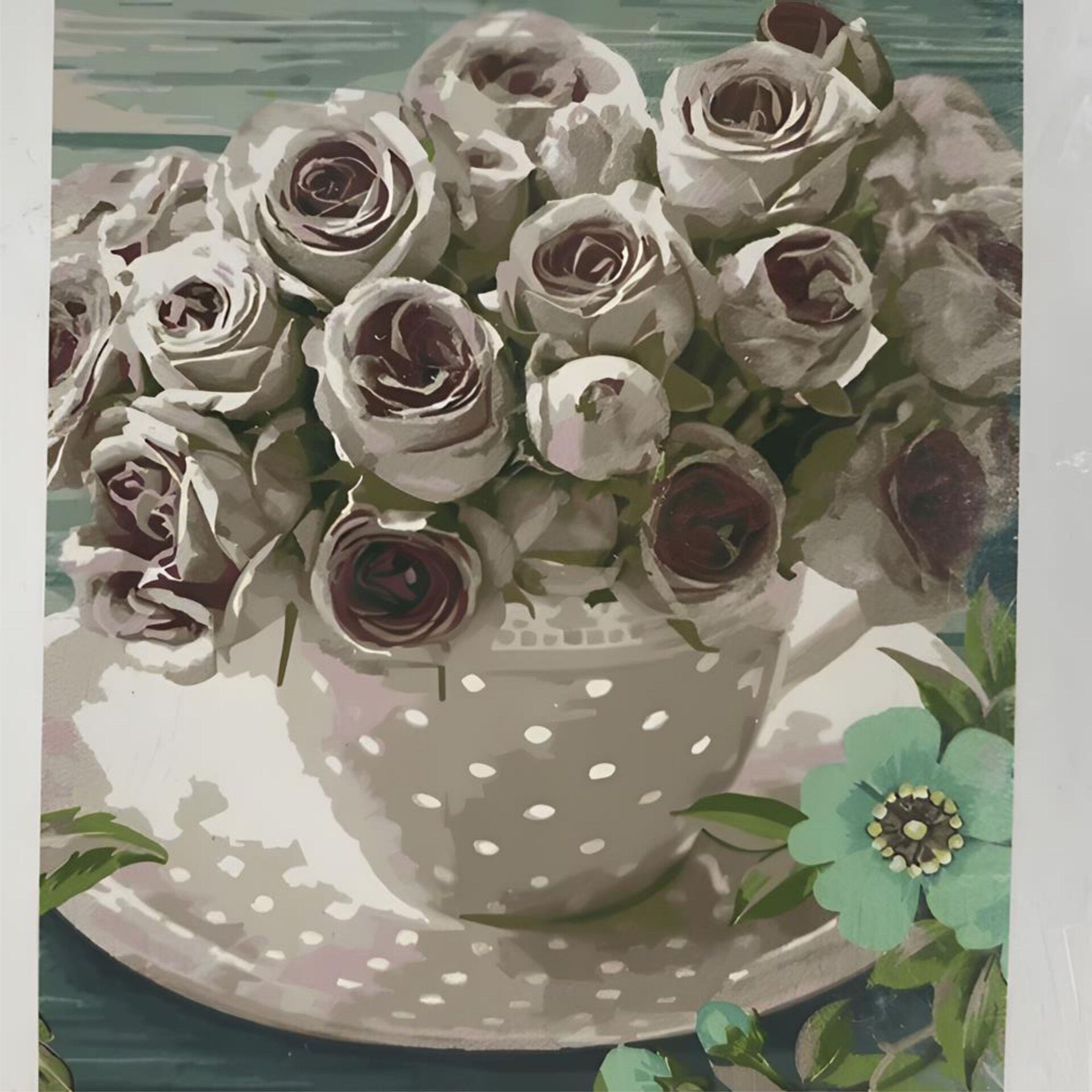 5D Yapışan Boncuk Goblen 30 x 40 cm Mozaik Tablo Pano 60279