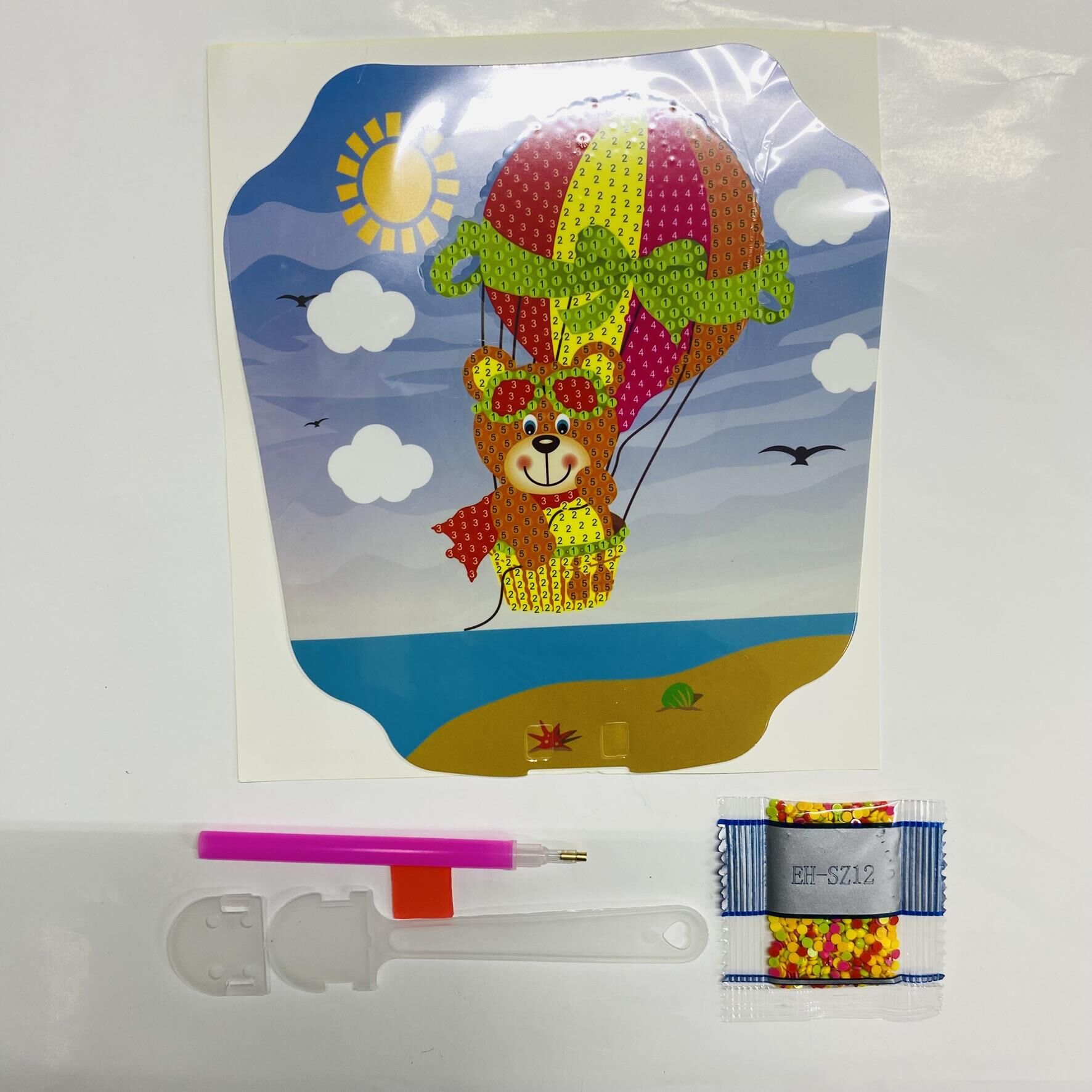 5D Yapışan Boncuk Mozaik Tablo 15*15 cm SZ12