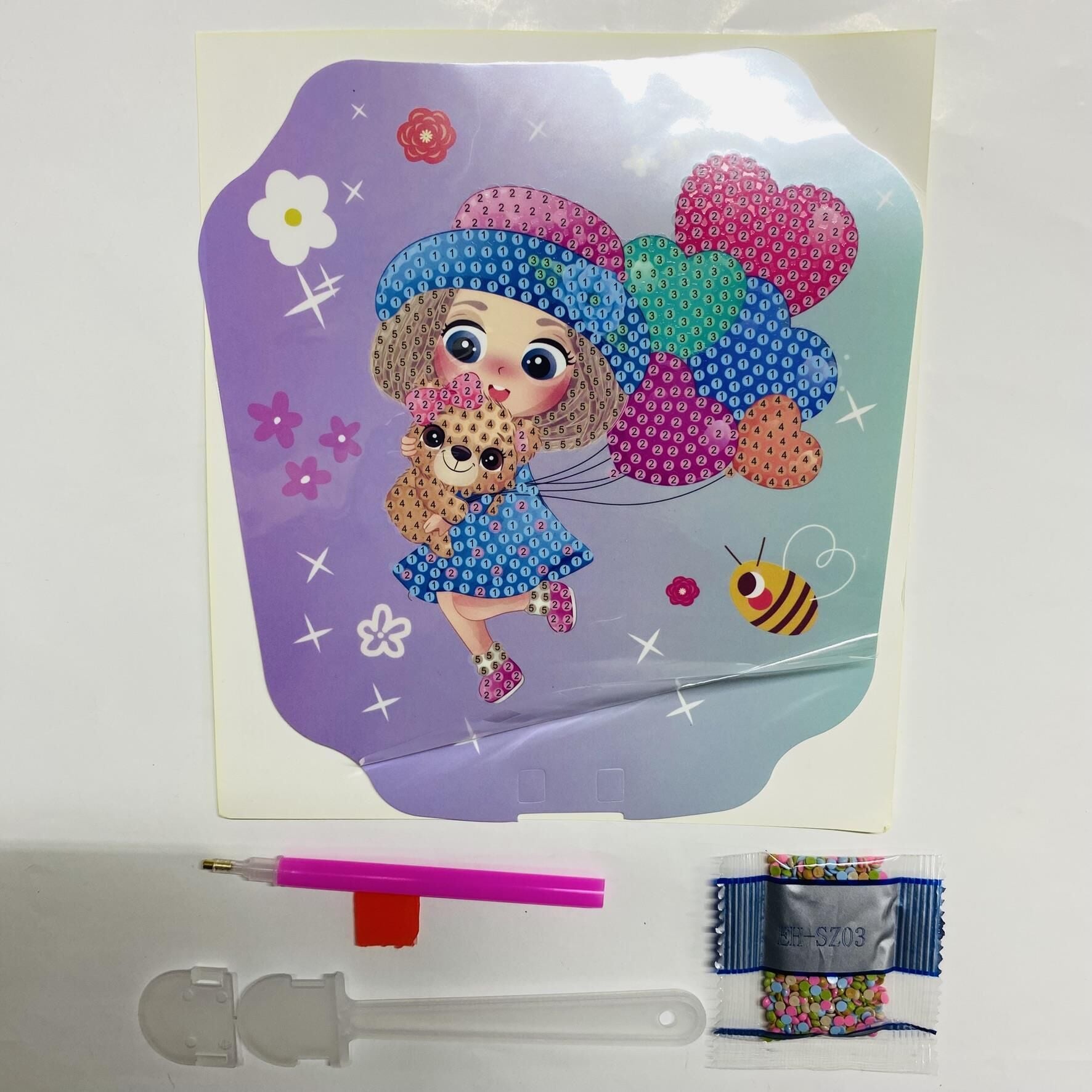 5D Yapışan Boncuk Mozaik Tablo 15*15 cm SZ03