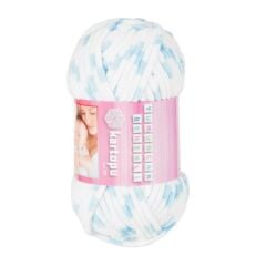 Kartopu Yumurcak Benekli Ebruli Kadife El Örgü İpi 100 Gr