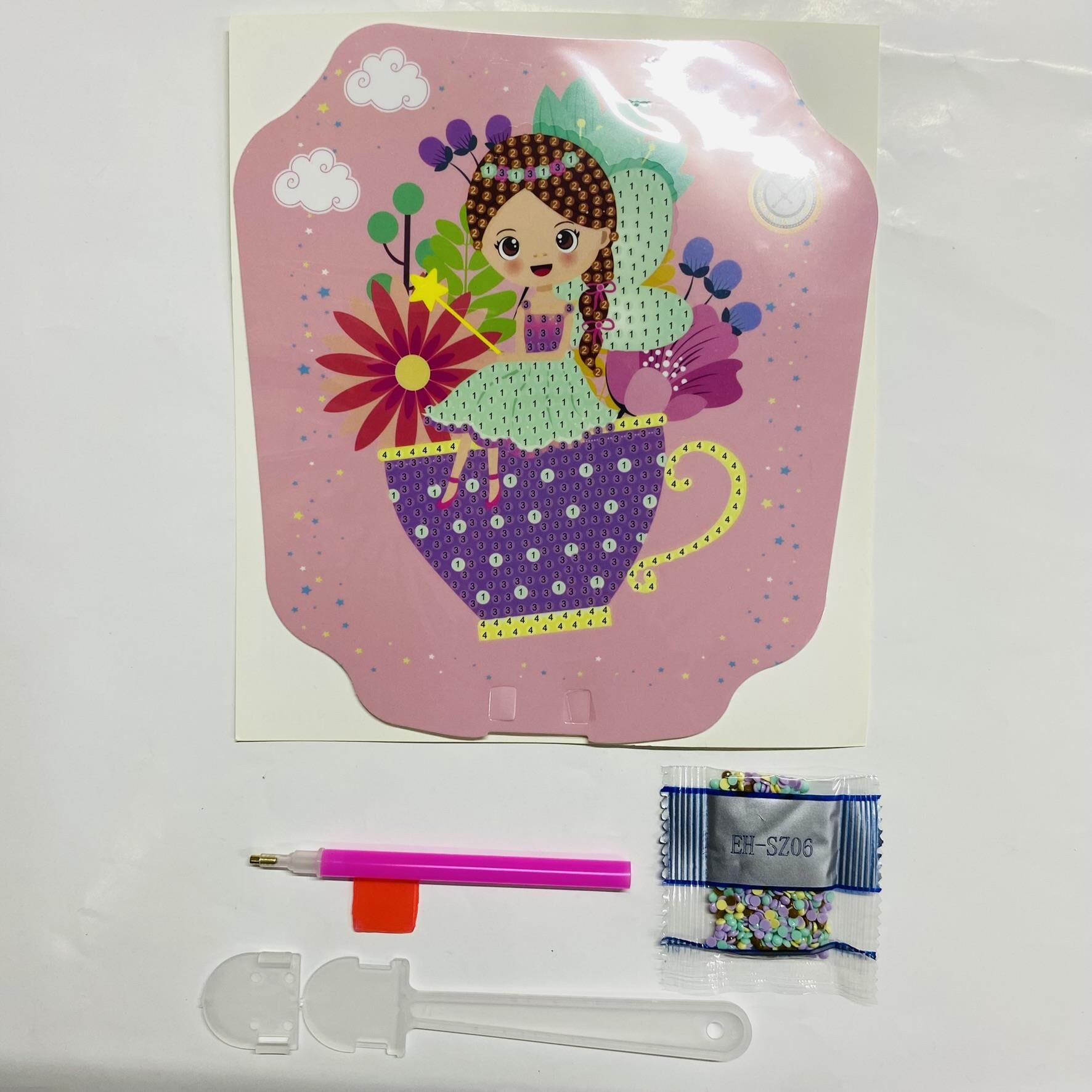 5D Yapışan Boncuk Mozaik Tablo 15*15 cm SZ06
