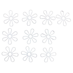 Çanta Çiçek Motif Kalıbı 8 cm 10 Adet