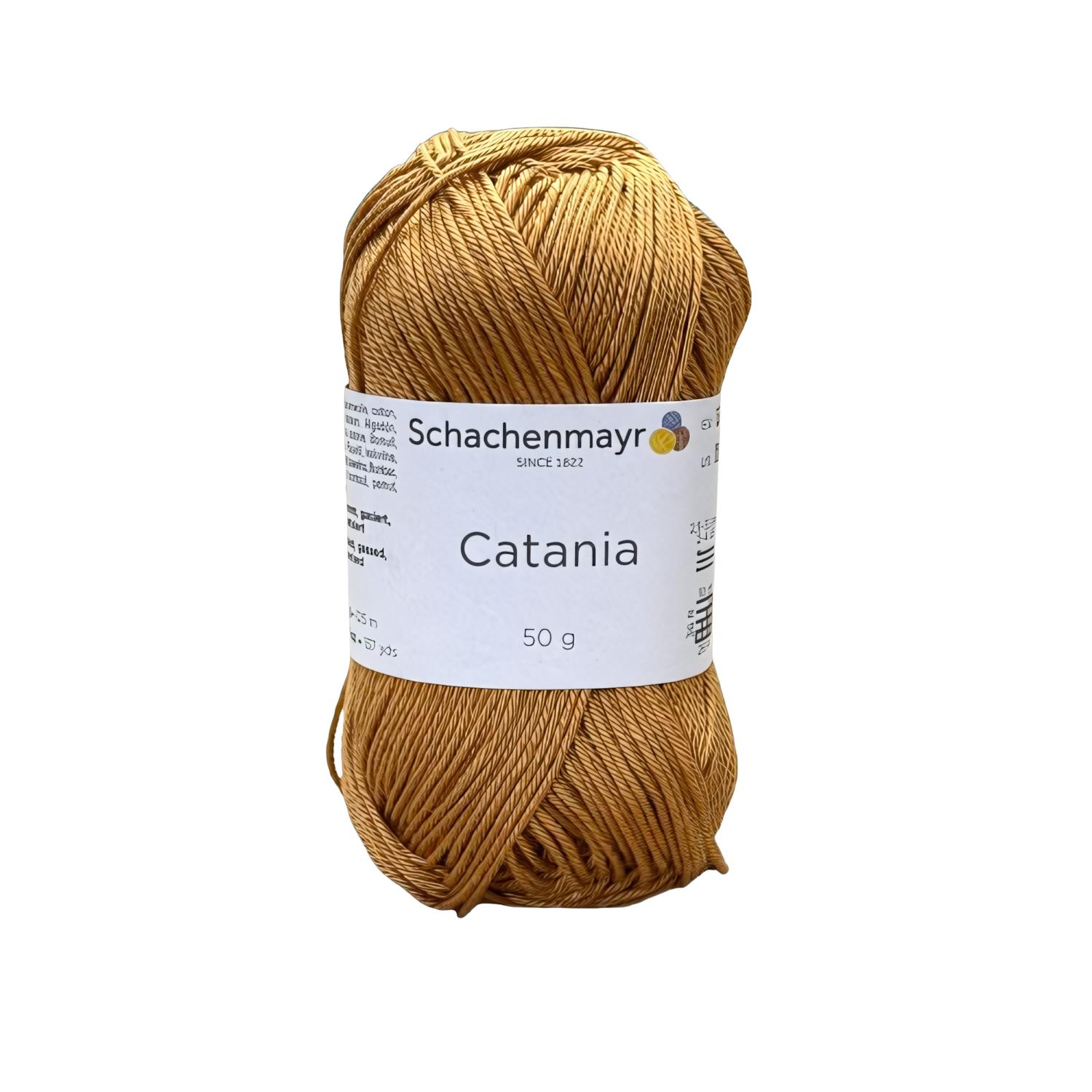 Schachenmayr Catania Pamuk Amigurumi El Örgü İpi İpliği Yünü 440 Gold