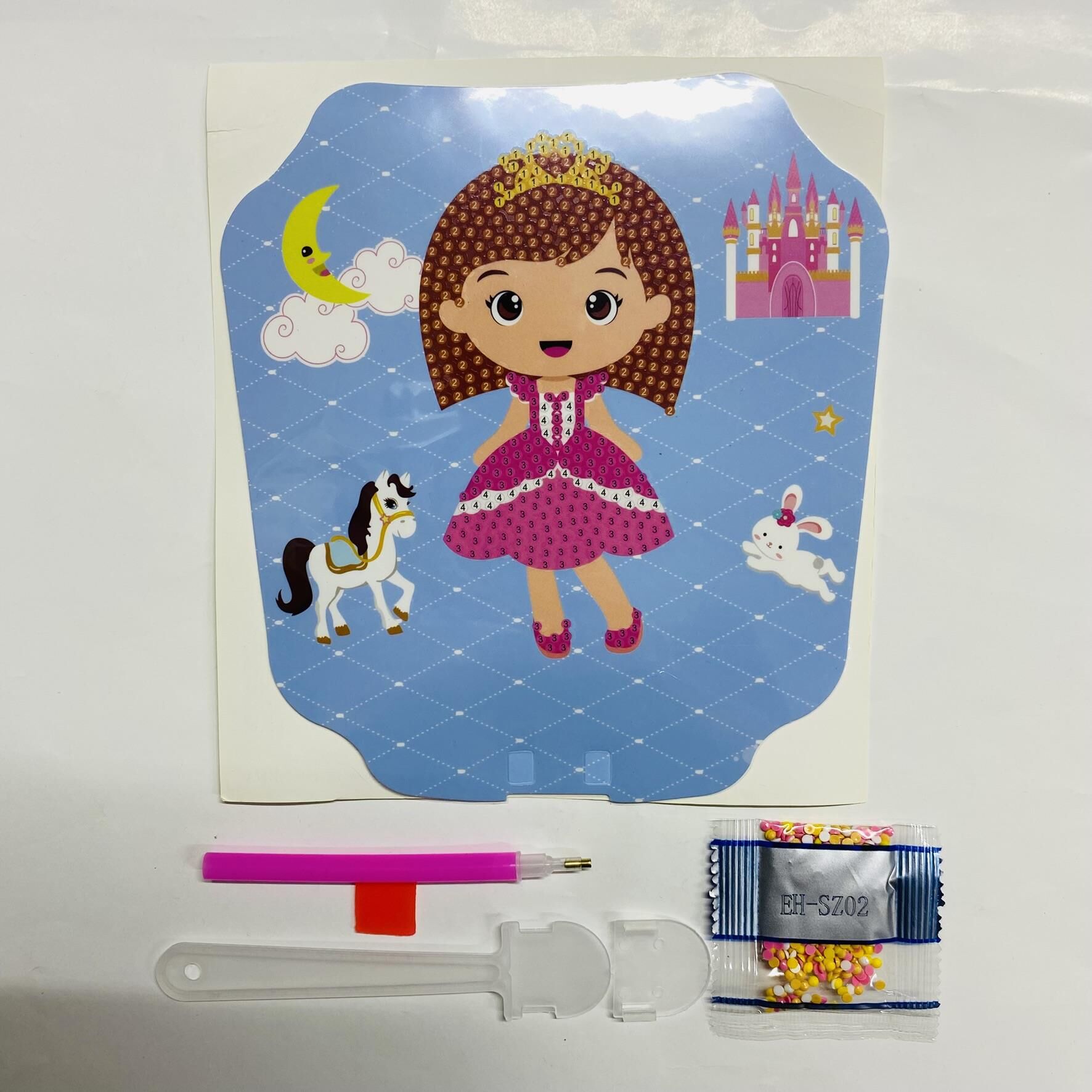 5D Yapışan Boncuk Mozaik Tablo 15*15 cm SZ02