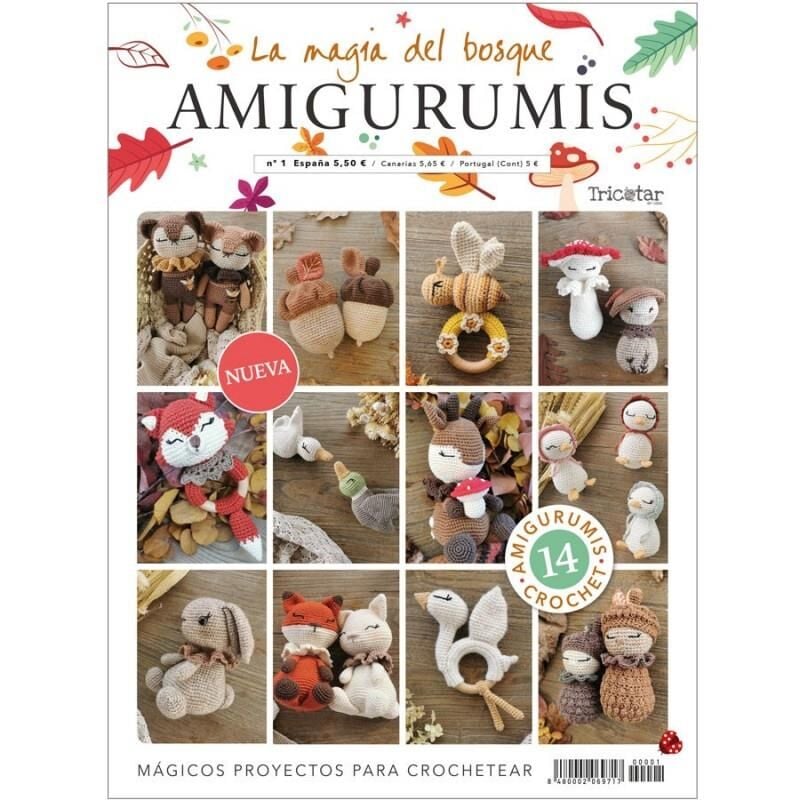 Revista Tricotar Amigurumis Revista La Magia del Bosque No 1