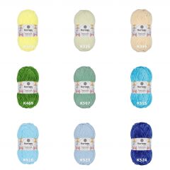 Kartopu Yumurcak Kadife El Örgü İpi 100 Gr