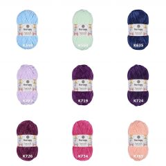 Kartopu Yumurcak Kadife El Örgü İpi 100 Gr