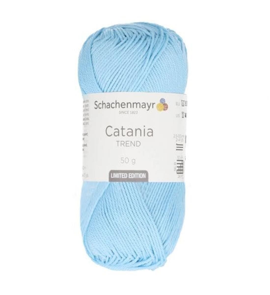Schachenmayr Catania Pamuk Amigurumi El Örgü İpi İpliği Yünü 505 Bebe Mavi