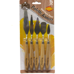 Resim Spatula Seti Boya Palet Bıçağı 5 Parça