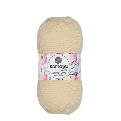Kartopu Cotton Love El Örgü Amigurumi İpi Yünü 100 gr K409 Haki