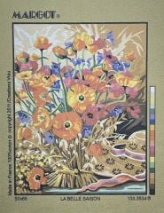 Margot Baskılı Goblen 133 3534 La Belle Saison 50x65cm Tablo Pano