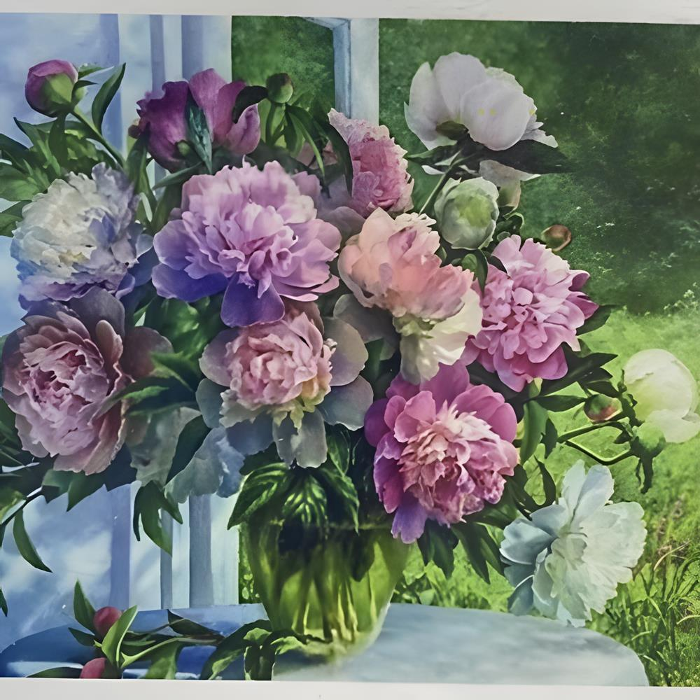 5D Yapışan Boncuk Goblen 30 x 40 cm Mozaik Tablo Pano 60550