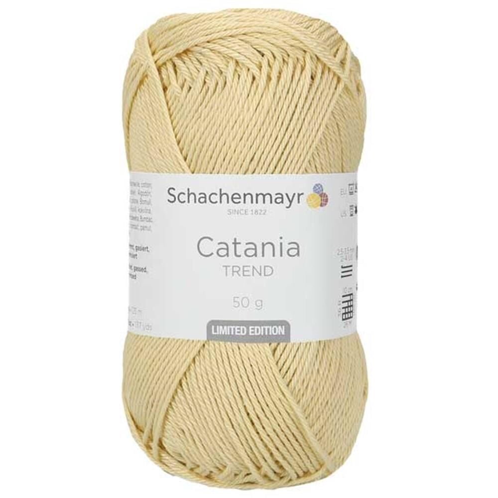 Schachenmayr Catania Pamuk Amigurumi El Örgü İpi İpliği Yünü 509 Saman Sarı