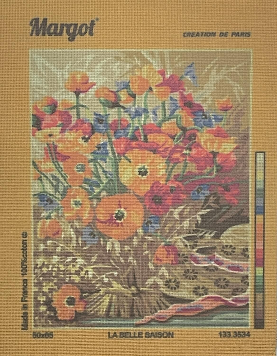 Margot Baskılı Goblen 133 3534 La Belle Saison 50x65cm Tablo Pano Sadece Goblen Kumaşı B KALİTE