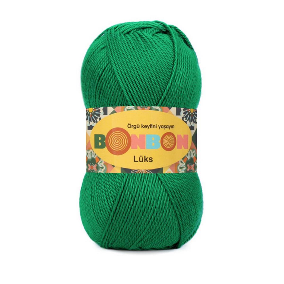 Nako Bonbon Lüks Patiklik Çoraplık El Örgü İpi 100 gr 98410 Yeşil