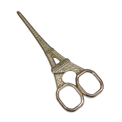 YJXINYU Eyfel Kulesi Motifli Dikiş Nakış Davet Açılış Kurdele Makası dksm10