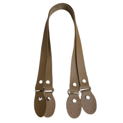 Dikmeli Suni Deri Çanta Sapı VX3 08 Krem