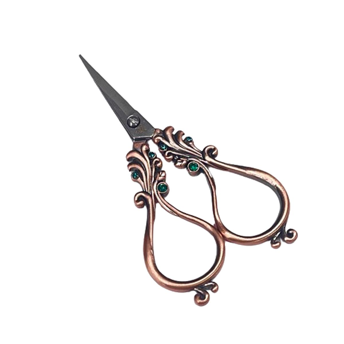 JieNuo Taşlı Desenli Dikiş Nakış Açılış Kurdele Davet Makası dksm11