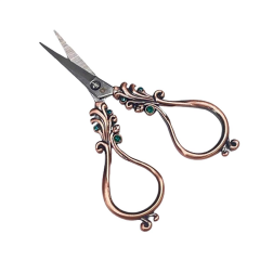 JieNuo Taşlı Desenli Dikiş Nakış Açılış Kurdele Davet Makası dksm11