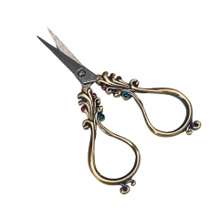 JieNuo Taşlı Desenli Dikiş Nakış Açılış Kurdele Davet Makası dksm11