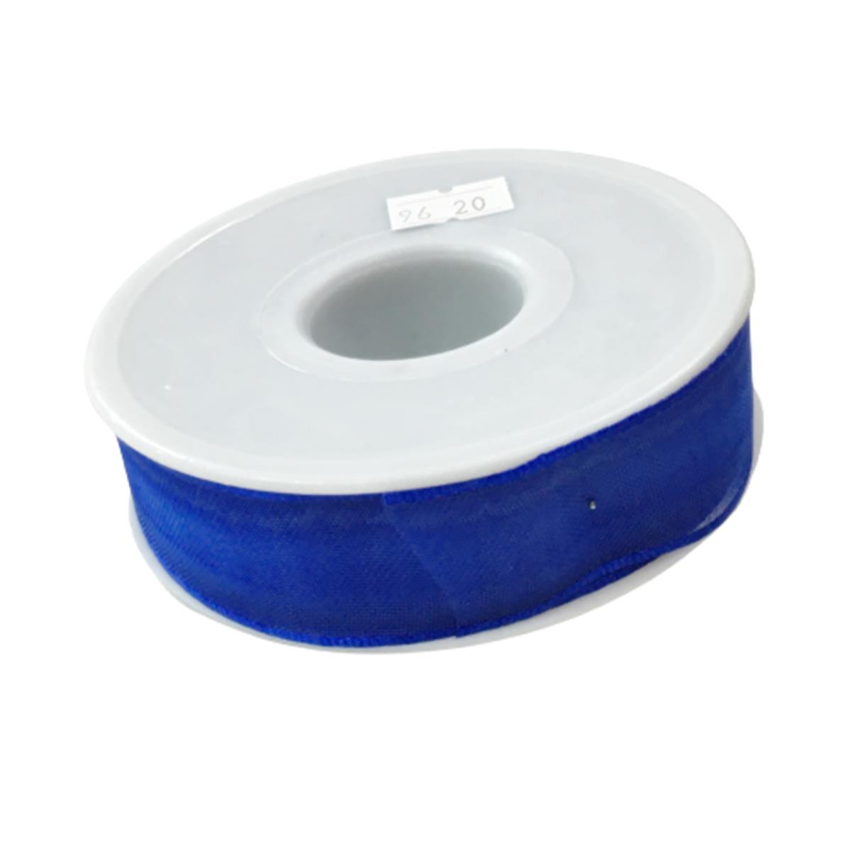 Şifon Kurdele 25 mm 96 Saks Mavi