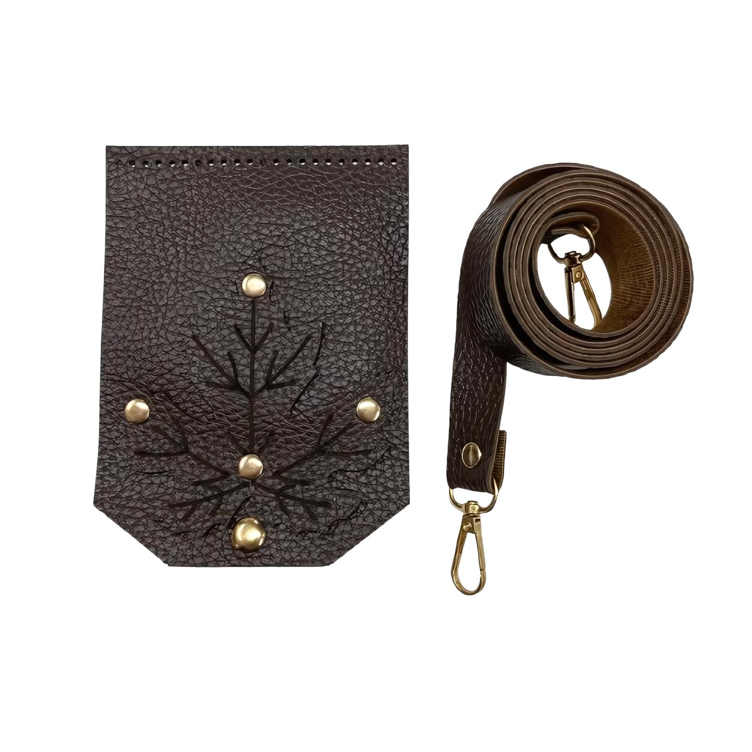 Deri Çanta Seti 11*15 cm YML17 Acı Kahve