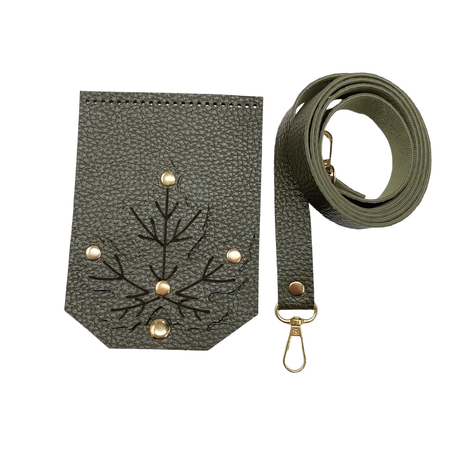 Deri Çanta Seti 11*15 cm YML17 Haki