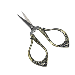 JieNuo Oymalı Desenli Dikiş Nakış Açılış Kurdele Davet Makası dksm12