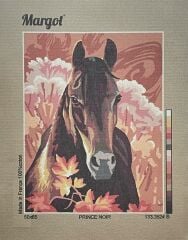 Margot Baskılı Goblen 133 3524 Prince Noir 50x65cm Tablo Pano