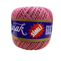 Altın Başak Simli Kroşe Solmaz Merserize El Örgü Dantel İpliği 50 gr