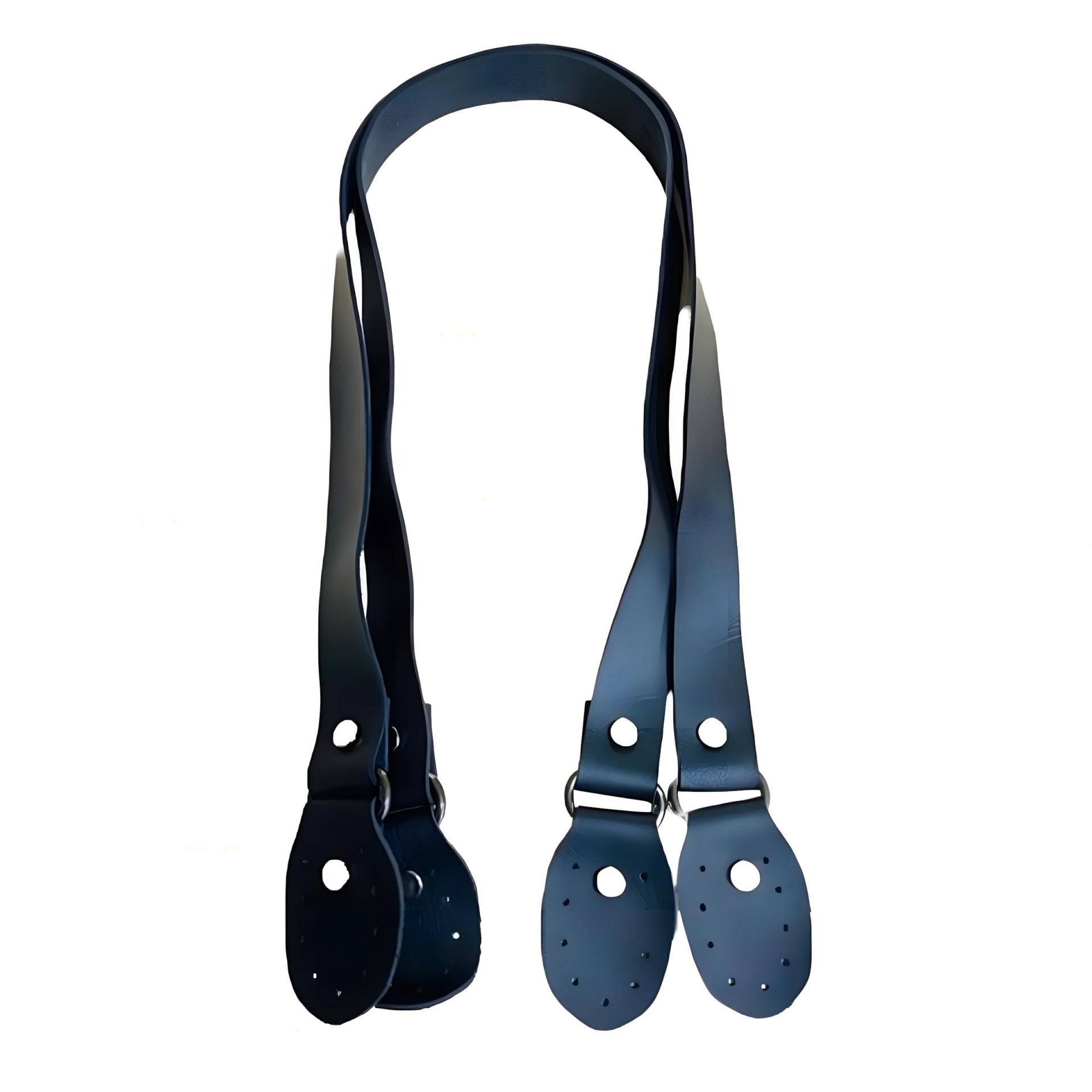 Dikmeli Suni Deri Çanta Sapı VX3 13 Siyah Antrasit