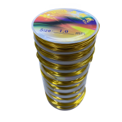 Çiçek Teli Altın 10'lu Set 1.0 mm