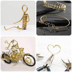 Çiçek Teli Altın 10'lu Set 1.0 mm