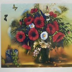 5D Yapışan Boncuk Goblen 30 x 40 cm Mozaik Tablo Pano 60324