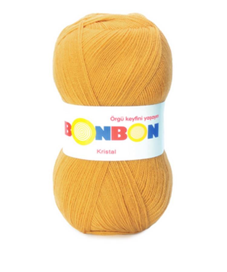 Nako Bonbon Kristal Makine ve Lif Orlonu İpliği 98415 Hardal