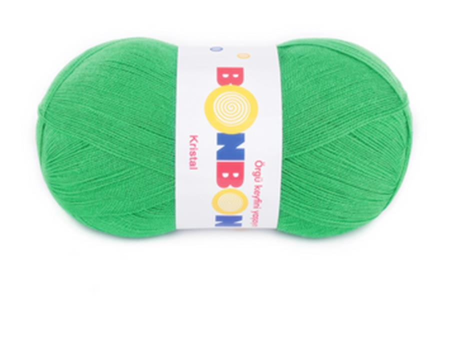 Nako Bonbon Kristal Makine ve Lif Orlonu İpliği 98337 Çimen Yeşil