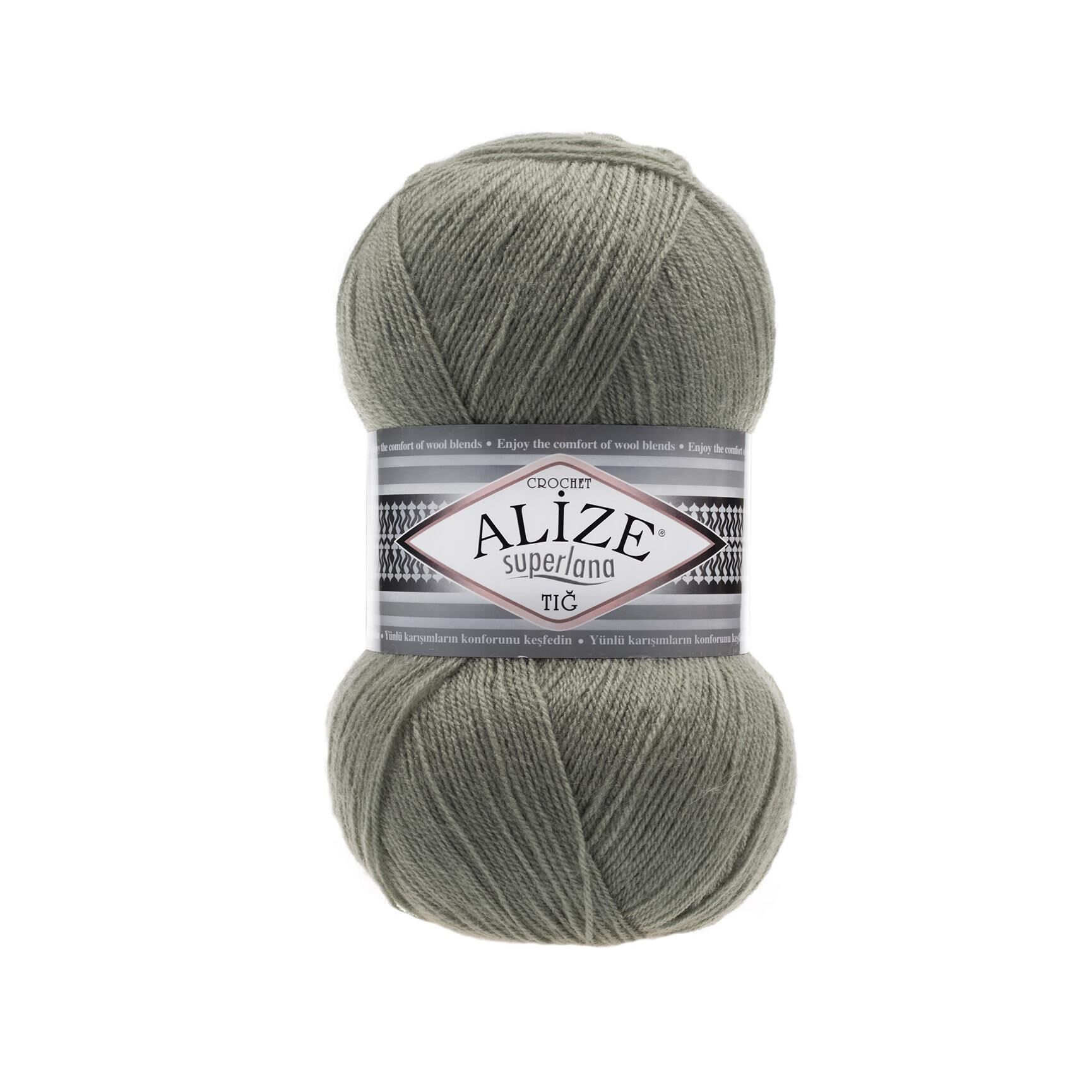 Alize Superlana Crochet Tığ El Örgü İpliği 100 gr 138 Çağla