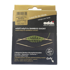 Addi Crasy Trio 3'lü Bambu Misinalı Çorap Şişi 560-2