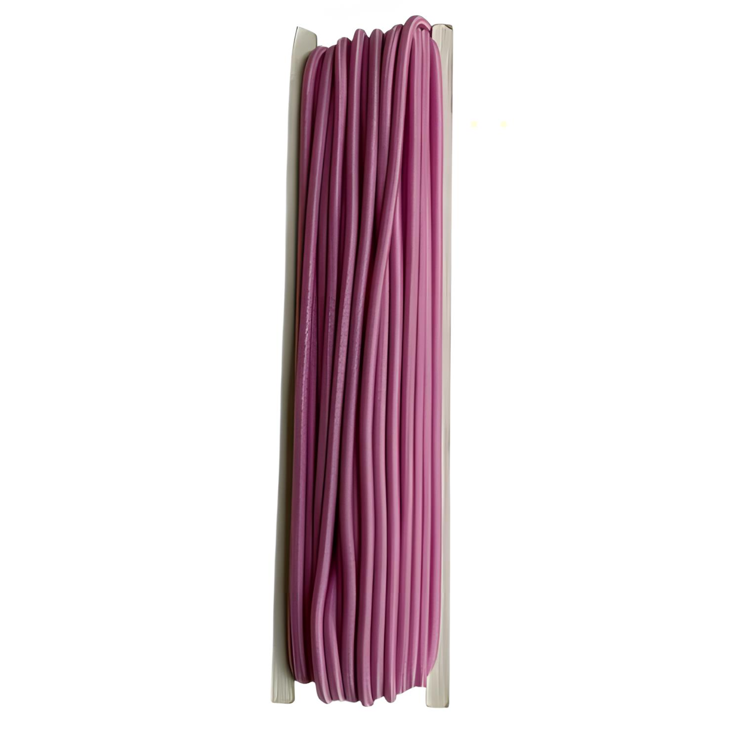 Tek-İş Renkli Yuvarlak Lastik 3 mm 10 metre 15 Pembe