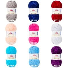 Himalaya Dolphin Baby Kadife İp El Örgü Yünü