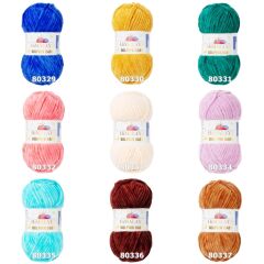 Himalaya Dolphin Baby Kadife İp El Örgü Yünü