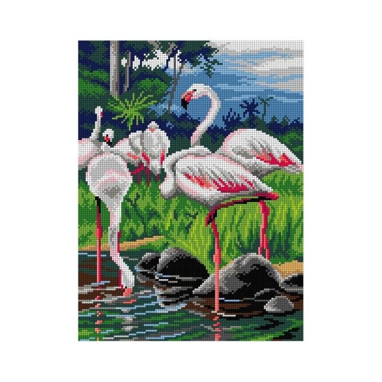 Orchidea Baskılı Goblen Flamingo 3114 30*40 cm