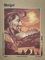 Margot Baskılı Goblen 133 3523 Aigle du Soleil 50x65cm Tablo Pano