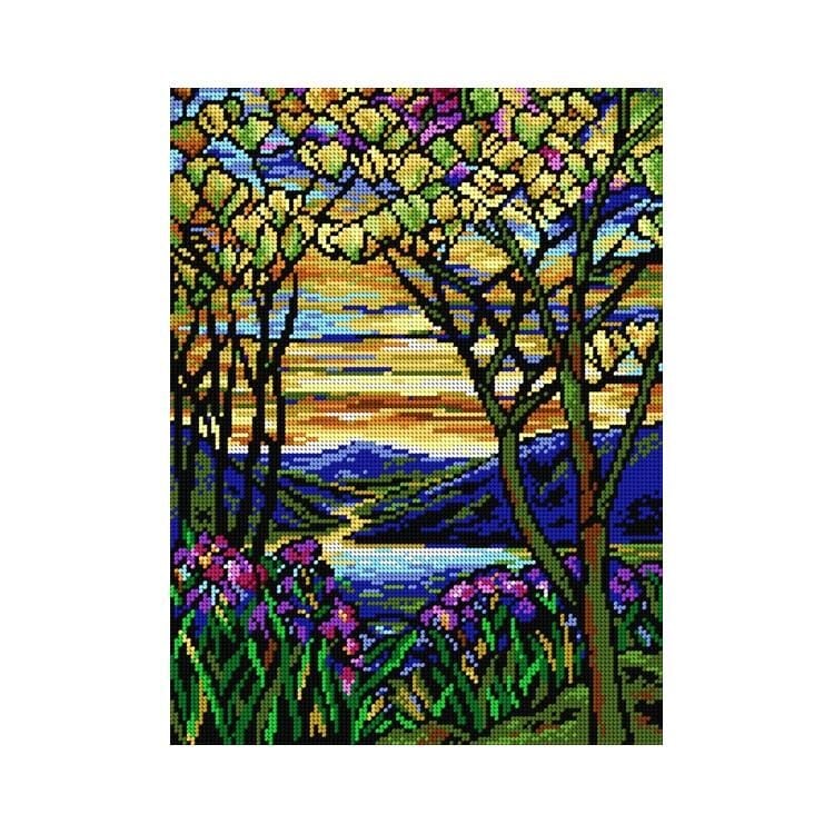 Orchidea Baskılı Goblen Manzara 2099 30*40 cm