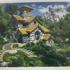 5D Yapışan Boncuk Goblen 30 x 40 cm Mozaik Tablo Pano 60203